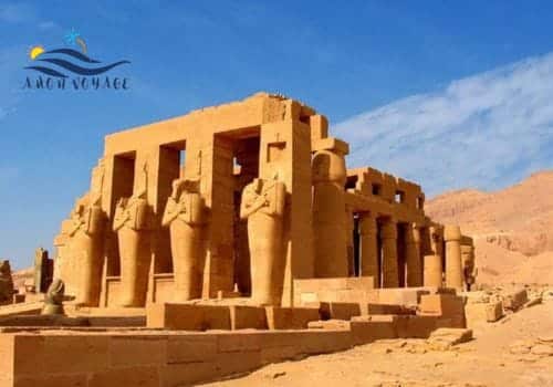 La Grandeur Antique Au Temple Du Ramesseum À Louxor