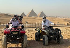 pyramides de Gizeh, Sphinx et balade en quad