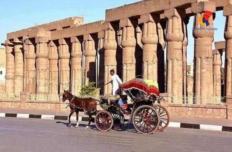 Ville Louxor en calèche